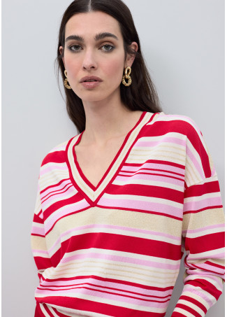 jersey-cuello-pico-raya-tricolor