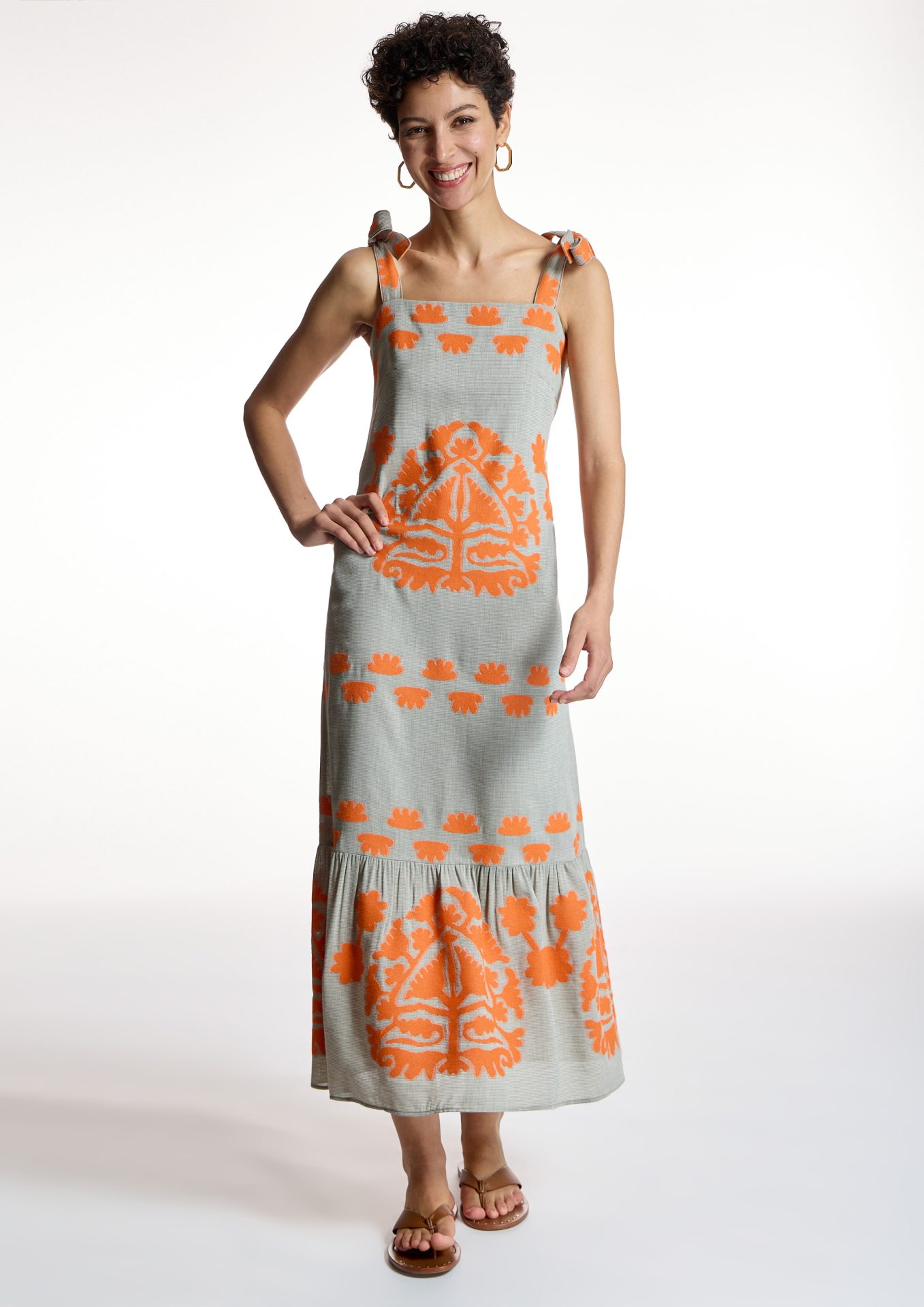 vestido-de-tirantes-bicolor-jacquard